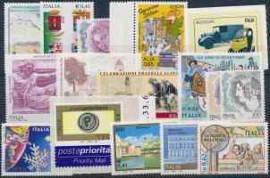 2000-2010 17 diff stamps, 2000-2010 17 db klf bélyeg, közte ívszéli és öntapadós érték