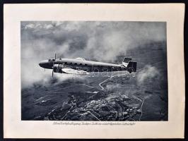 cca 1936-1940 "Schnellverkehrsflugzeug Junkers-JU86 im südafrikanischen Luftverkehr"- A Junkers-JU 86 repülőgép a dél-afrikai légi közlekedésben, 22x32 cm