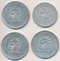 Szocialista Szövetségi Szovjet Köztársaság 1923. 15k Ag + 20k Ag (3x) T:2-
Russian Socialist Federa...