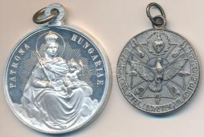 1927. "Prohászka Ottokár" fém medál (25mm) + DN "Szent Imre" Al medál. "San...