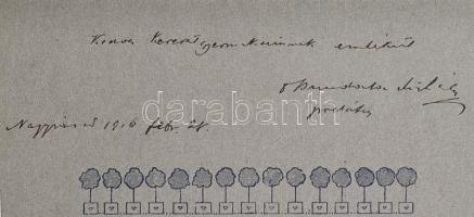 1906 Bundala Mihály hittudor, pápai t. kamarás, prépost- kanonok, papnöv. kormányzó. Nagyvárad, kemé...