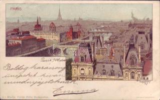 Paris s: Basch Árpád Litho (Rb)