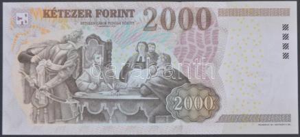 2010. 2000Ft "CB" a tervező, Vagyóczky Károly aláírásával T:I,I-