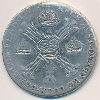 Osztrák Németalföld 1789A 1/2 Kronenthaler Ag "II. Ferenc" vésve (14,23g) T:3, fülnyom eld...
