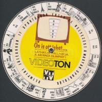 1968 A mexikói olimpia alkalmából kiadott TOTO korong, Videoton reklámmal