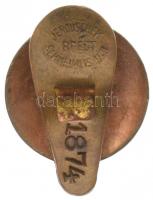 ~1926. "Magyar Országos Gépjárművezetők Egyesülete" zománcozott Br gomblyukjelvény "J...