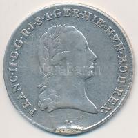 Osztrák Németalföld 1797B 1/4 Kronenthaler Ag "II. Ferenc" (7,31g) T:3 ph. fülnyom eldolgozva, k. Austrian Netherlands 1797B 1/4 Kronenthaler Ag "Franz II" (7,31g) C:F edge error, restored ear mark, scratch Krause KM#60