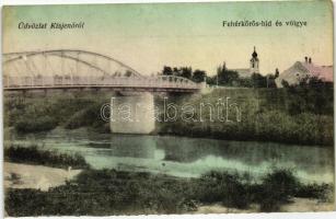 Kisjenő, Chisineu-Cris; Fehér-körös híd és völgye / bridge and valley (Rb)