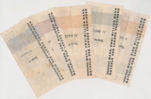 Németország / Weimari Köztársaság / Türingia 1923. 1.000.000M - 20.000.000M (5xklf) T:III
Germany /...