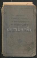1903 Tagsági könyv, A Budapesti Borbély-, Fodrász- és Paróka készítő Ipartestülete, sok okmánybélyeggel 1-3-5 koronás, viseltes állapotban, 18x12cm + Hivatalos levél a fent említett ipartestülettől,