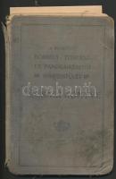 1903 Tagsági könyv, A Budapesti Borbély-, Fodrász- és Paróka készítő Ipartestülete, sok okmánybélyeggel 1-3-5 koronás, viseltes állapotban, 18x12cm + Hivatalos levél a fent említett ipartestülettől,
