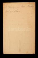 cca 1914-1918 k. u. k. Kino, mozi katonák számára Belgrádban, fotólap, hátulján feliratozva, 9×14 cm...