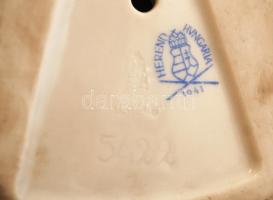 Herendi harmónikázó fiú, kézzel festett, jelzett (koronás 1941), hibátlan, m:21 cm