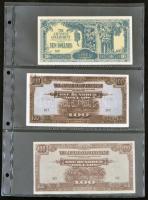 Fülöp-szigetek / Japán megszállás 1942-1944. 1c-100P (12x) + Fülöp-szigetek / Bacolod / Negros Occid...