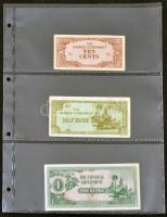 Fülöp-szigetek / Japán megszállás 1942-1944. 1c-100P (12x) + Fülöp-szigetek / Bacolod / Negros Occid...