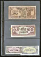 Fülöp-szigetek / Japán megszállás 1942-1944. 1c-100P (12x) + Fülöp-szigetek / Bacolod / Negros Occid...