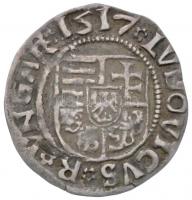 1517K-G Denár Ag "II. Lajos" (0,54g) T:2,2-
Huszár: 841., Unger I.: 673.m