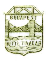 Hüttl Tivadar teás csésze és alj, kézzel festett, jelzett, hibátlan