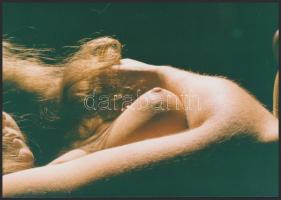 Erotikus fotók lakásban és a szabadban, 5 db, 9x12 cm