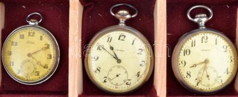 Igényes zsebóra gyűjtemény, különböző korú és stílusú Doxa zsebórák, működnek, külön tárolóba rendez...