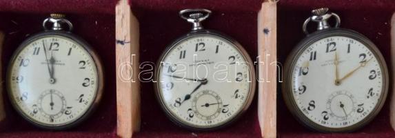 Igényes zsebóra gyűjtemény, különböző korú és stílusú Doxa zsebórák, működnek, külön tárolóba rendez...