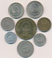 Vegyes: Angola 1974. 2 1/2Esc Cu-Ni + 1977. 2K Cu-Ni + 5K Cu-Ni + Jugoszlávia 1938. 1D Al-Br + Mongó...