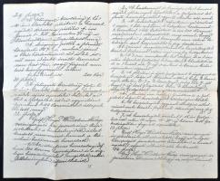 1919 Jegyzőkönyvkivonat a hivatalsegédekkel kapcsolatos rendelkezésekről, benne gróf Hoyos Wenkheim ...