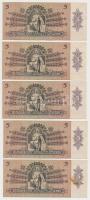1939. 5P (5x) sorszámkövetők T:I-,II Adamo P6