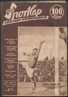 1948 A Képes Sportlap III. évfolyamának 23. száma címlapon a Vasas-Újpest összecsapásának egyik jelenetével