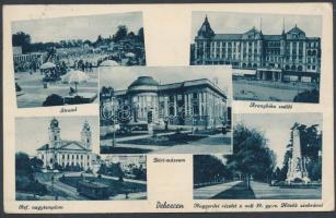 1937 Az FTC csapattagjainak aláírása a Debrecenből küldött képeslapon(Tátrai Sándor, Korányi, Székely, stb.)