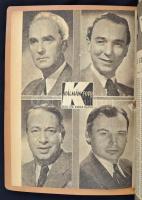 Deák Zoltán (szerk.): Színház 1946 II. évfolyam. Három kötetben, papír mappákban összefűzve. Az évfo...