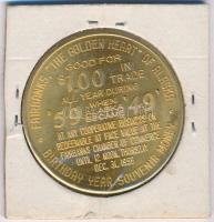 Amerikai Egyesült Államok 1959. "Alaszka a 49. tagállam / Fairbanks, Alaszka arany szíve - Jubi...