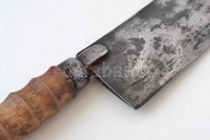 Anik fém bárd, fa nyéllel, h: 30 cm