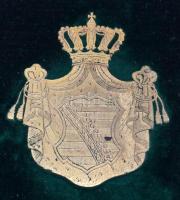 1862 Leopold von Sachsen-Coburg und Gotha (1824-1884) herceg által adományozott címereslevél (armali...