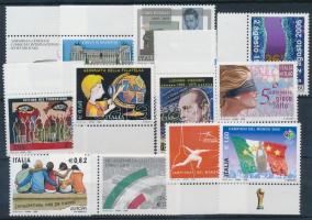 12 db klf bélyeg, közte ívszéli értékek, 12 diff stamps