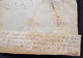 VÉDETT!  1715 III. Károly címer- és nemességadománya Knipper János Bálint korábbi pesti városbíró (1...