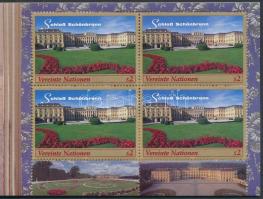 1998 UNESCO-világörökség: Schönbrunn bélyegfüzet Mi MH 0-3 (272-277)