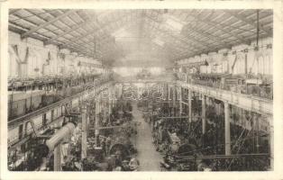 A Pola-i K.u.K. haditengerészeti arzenál beleseje, gépterem / Austro-Hungarian Kriegsmarine, naval arsenal, interior, engine house (EK)