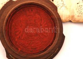 VÉDETT!  1709 III. Károly pallosjog-adománya Gundaker Thomas Starhemberg (1663-1745) udvari tanácsos...