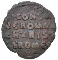 Bizánci Birodalom / Konstantinápoly / VII. Konsztantinosz és I. Rómanosz ~920-944. AE Follis, felülv...