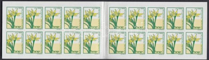 Flower selfadhesive stampbooklet, Virág öntapadós bélyegfüzet