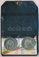 1981. 100Ft Cu-Ni + 5L Cu-Ni magyar-bolgár közös kiadás "Bulgária 1300 éves", eredeti tokb...