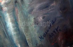 Marczell György (1879-?): Asztali csendélet. Olaj, vászon, keretben,  80×60 cm