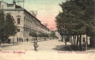 Sopron, Oedenburg; Erzsébet utca, Löbl M. Táncintézet