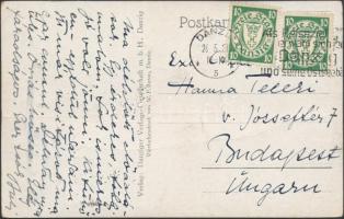 1931 Teleki Pál miniszterelnök kézzel írt sorai feleségének, Danzigból küldött levelezőlapon