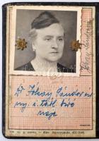 1916-1989 Kis okmány tétel: munkakönyv, szakszervezeti tagsági könyv, MÁV arcképes igazolvány, elemi...