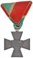 1940. "Nemzetvédelmi Kereszt / A Hazáért" ezüstözött Br kitüntetés mellszalaggal T:2 / Hun...