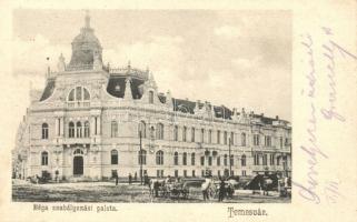 Temesvár, Timisoara; Béga szabályozási palota; Divald Károly / River regulation palace