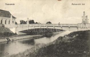 Temesvár, Timisoara; Malom téri híd / bridge