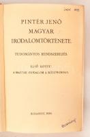 Pintér Jenő: Magyar Irodalomtörténete I-VII. (Nem teljes!) Budapest, 1930-1934, Stephaneum Nyomda és...